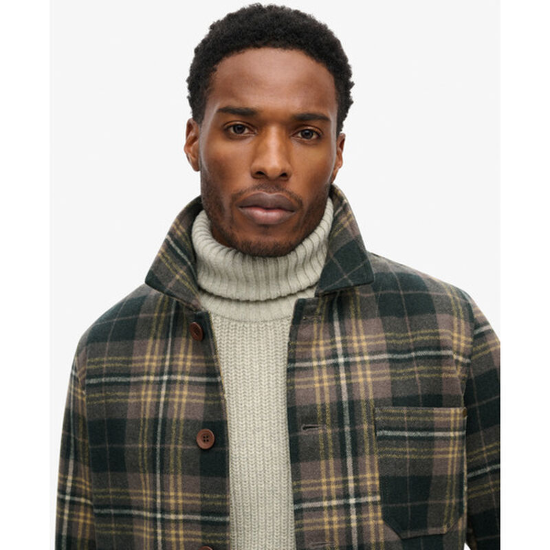 Superdry Merchant Textured Overshirt image number 2